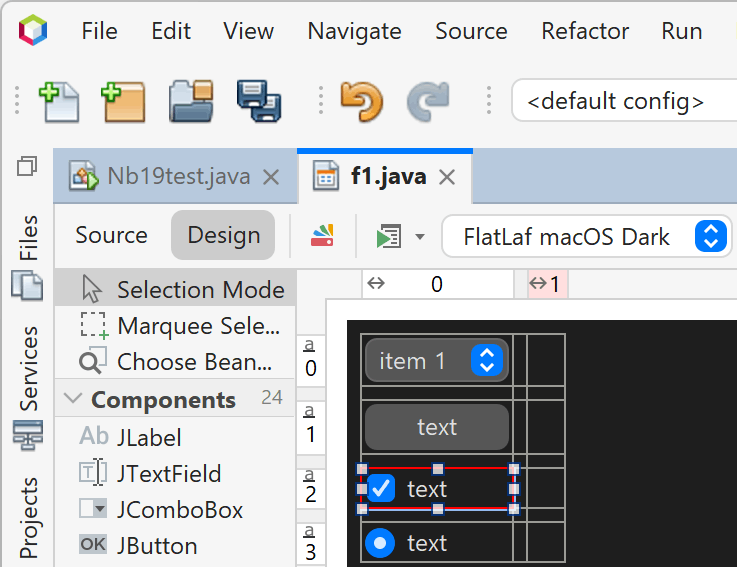 NetBeans look and feels
