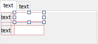 Tab without border