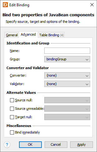 Binding (Advanced)