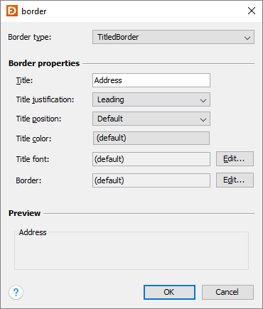 Border editor