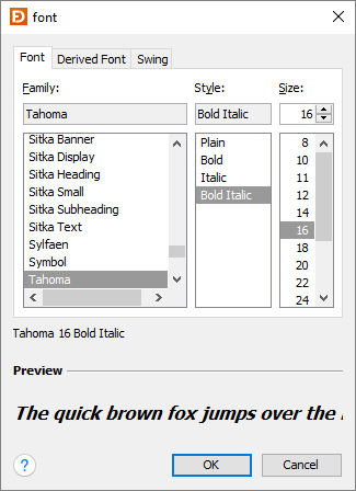 Font editor