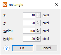 Rectangle editor