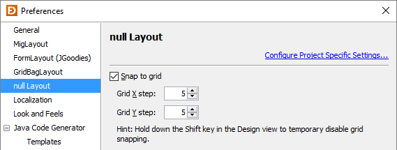 null Layout