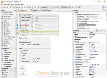 Formdev FormDev - JFormDesigner - Java/Swing GUI Designer
