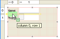 Auto-insert row between