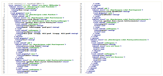 XML format