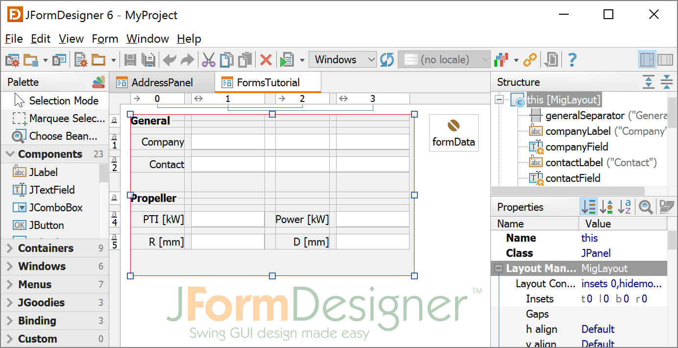 What's New in JFormDesigner 6 | JFormDesigner - Java/Swing GUI Designer